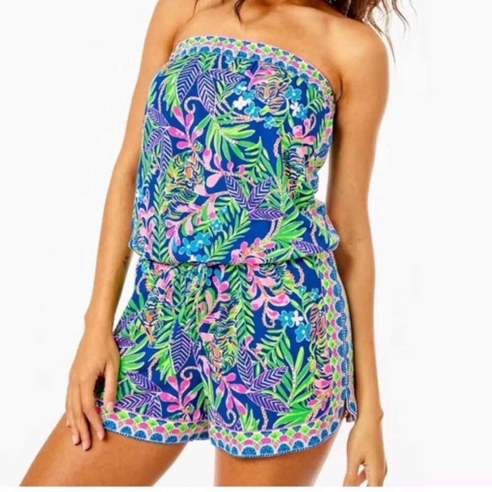 NWT Lilly Pulitzer Rikki Strapless Romper